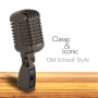 Pyle - PDMICR68BK , Musical Instruments , Microphones - Headsets , Sound and Recording , Microphones - Headsets , Classic Retro Dynamic Vocal Microphone, Vintage Style Vocal Mic with 16