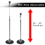 Pyle - PDMICR70SL , Musical Instruments , Microphones - Headsets , Sound and Recording , Microphones - Headsets , Classic Retro Vintage Style Microphone & Swing Stand, Silver Style