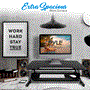 Pyle - PDRIS06 , Musical Instruments , Mounts - Stands - Holders , Sound and Recording , Mounts - Stands - Holders , Computer Laptop Workstation Stand - Height Adjustable Siting/Standing Desk, Quick Setup Pop-Up Design