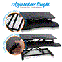 Pyle - pdris14 , Musical Instruments , Mounts - Stands - Holders , Sound and Recording , Mounts - Stands - Holders , Computer Monitor Rising Desk Stand - Height Adjustable Sit / Stand Desk, Quick Setup Pop-Up Design