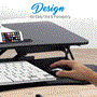 Pyle - pdris14 , Musical Instruments , Mounts - Stands - Holders , Sound and Recording , Mounts - Stands - Holders , Computer Monitor Rising Desk Stand - Height Adjustable Sit / Stand Desk, Quick Setup Pop-Up Design