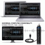 Pyle - CA-PDUSBPP10 , Musical Instruments , Microphones - Headsets , Sound and Recording , Microphones - Headsets , Microphone XLR-to-USB Adaptor - USB Mic Interface with Volume Control, Easy USB Plug-and-Play (+48V Phantom Power)