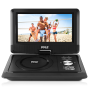 Pyle - UPDV101BK , Gadgets and Handheld , Portable DVD Players , 10’’ Portable Multimedia Disc Player, HD Widescreen Display, Built-in Rechargeable Battery, USB/SD Card Memory Readers