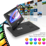 Pyle - PDV91BK , Gadgets and Handheld , Portable DVD Players , 9’’ Portable Multimedia Disc Player, Built-in Rechargeable Battery, USB/SD Card Memory Readers (Black)