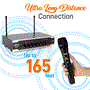 Pyle - PDWM2125 , Musical Instruments , Microphone Systems , Sound and Recording , Microphone Systems , Home & Office UHF Wireless Microphone System - Bluetooth PA Public Address Mic System with (2) Handheld Mics, Desktop USB Powered