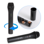 Pyle - PDWM2130 , Musical Instruments , Microphone Systems , Sound and Recording , Microphone Systems , Home & Office Wireless Microphone System with Compact Mic Receiver & (2) Handheld Mics