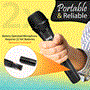 Pyle - PDWMKHRD22WM.5 , Musical Instruments , Microphone Systems , Sound and Recording , Microphone Systems , HDMI In and Out (ARC) Karaoke Mixer with 2 UHF Wireless Microphone - 8 Channels Home Theater Karaoke Mic System, BT, Connects to TV, Receiver, Amplifier, Speaker & More, Includes Wireless Mics