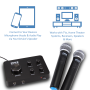 Pyle - PDWMKHRD22WM , Musical Instruments , Microphone Systems , Sound and Recording , Microphone Systems , Home Theater Karaoke Microphone System - Connects to TV, Receiver, Amplifier, Speaker & More, Includes Wireless Mics