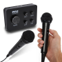 Pyle - PDWMKRHD20 , Musical Instruments , Microphone Systems , Sound and Recording , Microphone Systems , Home Theater Karaoke Microphone System - Connects to TV, Receiver, Amplifier, Speaker & More