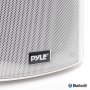 Pyle - UPDWR51BTWT , Home and Office , Home Speakers , Wall Mount Waterproof & Bluetooth 5.25