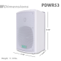 Pyle - PDWR53 , Home and Office , Home Speakers , Sound and Recording , Home Speakers , 5.25
