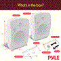 Pyle - PDWR64BTW , Home and Office , Home Speakers , Sound and Recording , Home Speakers , Waterproof & Bluetooth 6.5