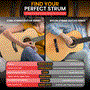 Pyle - PEAGKT100 , Musical Instruments , 40” Inch   6-String Electric Acoustic Guitar With Amplifier - Guitar with Digital Tuner & Accessory Kit (Nature color, matt finish)