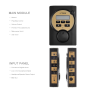 Pyle - AZPED041 , Musical Instruments , Drums , Digital Drum Set, Electronic Drum Machine System (5-Pad Drum Kit)
