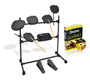 Pyle - PED07 , Musical Instruments , Drums , Professional Electronic Drum Kit - All-in-One Drumming System with Drums for Dummies Instructional CD & Book