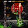 Pyle - PEGKT99GR , Musical Instruments , 6-String Electric Guitar Kit- Includes Amplifier with Accessory Kit (Green)