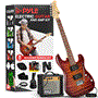 Pyle - PEGKT99RD , Musical Instruments , 6-String Electric Guitar Kit- Includes Amplifier with Accessory Kit (Red)