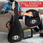 Pyle - PEGKT99RD , Musical Instruments , 6-String Electric Guitar Kit- Includes Amplifier with Accessory Kit (Red)