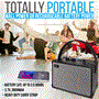 Pyle - PG660A , Sports and Outdoors , Portable Speakers - Boom Boxes , Gadgets and Handheld , Portable Speakers - Boom Boxes , 5.25” Portable Wireless BT Streaming Speaker - Portable Audio Speaker, with Built-in Rechargeable Battery, MP3/USB/ /FM Radio (120 Watt MAX)