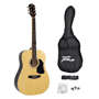 Pyle - PGA20 , Musical Instruments , String & Wind Instruments , 6-String Acoustic Guitar, Full Scale, Accessory Kit Included