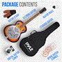 Pyle - PGA500BR , Musical Instruments , String & Wind Instruments , 6-String Acoustic Resonator Guitar, Full Scale Resophonic, Accessory Kit Included