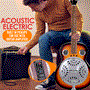 Pyle - PGA500BR.5 , Musical Instruments , String & Wind Instruments , 6-String Acoustic Resonator Guitar, Full Scale Resophonic, Accessory Kit Included