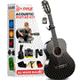 Pyle - PGACMS30BK , Musical Instruments , String & Wind Instruments , 30" 6-String Classical Acoustic Guitar for Beginner and Adult with Accessory Kit (Black)