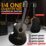 Pyle - PGACMS30BK , Musical Instruments , String & Wind Instruments , 30" 6-String Classical Acoustic Guitar for Beginner and Adult with Accessory Kit (Black)