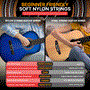 Pyle - PGACMS40BLU , Musical Instruments , String & Wind Instruments , 34" 6-String Classical Acoustic Guitar for Beginner and Adult with Accessory Kit (Blue Burst)