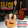 Pyle - PGACMS40N.5 , Musical Instruments , String & Wind Instruments , 34" 6-String Classical Acoustic Guitar for Beginner and Adult with Accessory Kit (Natural)