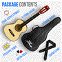 Pyle - PGAKT30 , Musical Instruments , String & Wind Instruments , Beginners 6-String Acoustic Guitar, Includes Accessory Kit