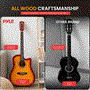 Pyle - PGSTGR007CBS , Musical Instruments , String & Wind Instruments , 41" Full-Size Acoustic Guitar Kit, Cutaway Body with Digital Tuner and Accessory Kit, (CBS)