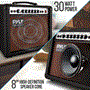 Pyle - PGTAMPL100 , Sound and Recording , Amplifiers - Receivers , Portable Electronic Guitar Amplifier - 8