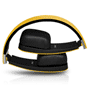 Pyle - PHBT6Y , Gadgets and Handheld , Headphones - MP3 Players , Sound and Recording , Headphones - MP3 Players , Sound 6 Bluetooth 2-in-1 Stereo Headphones with Built-in Mic for Call Answering and Easy-Touch Digital Controls (Yellow Color)