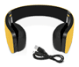 Pyle - PHBT6Y , Gadgets and Handheld , Headphones - MP3 Players , Sound and Recording , Headphones - MP3 Players , Sound 6 Bluetooth 2-in-1 Stereo Headphones with Built-in Mic for Call Answering and Easy-Touch Digital Controls (Yellow Color)
