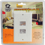 Pyle - PHDMIW2 , Home and Office , Wall Plates - In-Wall Control , Dual HDMI Wall Plate 90 Degree Exit Ports
