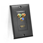 Pyle - PHDMRBC3 , Home and Office , Wall Plates - In-Wall Control , HDMI/ 3 (RGB/RCA) Component Combo Wall Plate