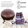 Pyle - PHDRUM84 , Musical Instruments , Drums , Steel Pan Tongue Drum – Hand Pan Percussion with Carry Bag