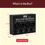 Pyle - PHE400.5 , Musical Instruments , Instrument Accessories , Hum/Noise Eliminator 2-Channel Box with XLR Jacks