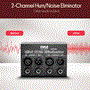 Pyle - PHE400.5 , Musical Instruments , Instrument Accessories , Hum/Noise Eliminator 2-Channel Box with XLR Jacks
