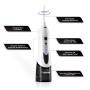 Pyle - PHLOR44BK , Health and Fitness , Toothbrushes - Oral Hygiene , Electric Water Flosser, Rechargeable Oral Irrigator (Black)