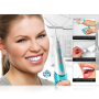 Pyle - PHLOR44WT , Health and Fitness , Toothbrushes - Oral Hygiene , Electric Water Flosser, Rechargeable Oral Irrigator (White)