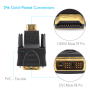 Pyle - PHMIDM , Home and Office , Cables - Wires - Adapters , Sound and Recording , Cables - Wires - Adapters , HDMI Male to DVI Male Adapter