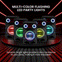 Pyle - PHP210DJT.5 , Sound and Recording , PA Loudspeakers - Cabinet Speakers , 10’’ Portable Wireless BT Speaker System – TWS Function, Built-in Rechargeable Battery, LED Display, FM/Aux/MP3/USB/SD w/ ¼’’ Input Jack for Microphone