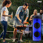 Pyle - PHPD212A , Sound and Recording , PA Loudspeakers - Cabinet Speakers , Dual 12’’ Bluetooth Portable PA Party Speaker - Portable PA & Karaoke Party Audio Speaker, with Built-in Rechargeable Battery, Flashing Party Flame Lights, MP3/USB/ /FM Radio (600 Watt MAX)