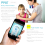 Pyle - PHTM10BTPN ,  , Bluetooth Infrared Ear Thermometer with Digital LCD Display Readout