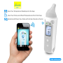 Pyle - AZPHTM20BTGR ,  , Bluetooth Infrared Ear & Body Digital Thermometer with Downloadable 