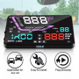 Pyle - PHUD15.5 , On the Road , Plug-in Audio Accessories - Adapters , Heads Up Display HUD Screen - Vehicle Speed & GPS Compass HUD Monitor System
