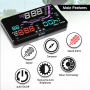 Pyle - PHUD15.5 , On the Road , Plug-in Audio Accessories - Adapters , Heads Up Display HUD Screen - Vehicle Speed & GPS Compass HUD Monitor System