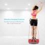 Pyle - PHURBTR90 , Home and Office , Fitness Equipment - Home Gym , Vibration Fitness Machine Trainer - Full Body Vibrating Workout Exercise Platform